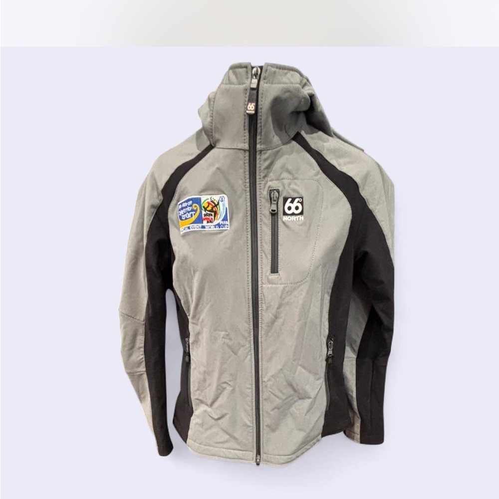 66 North Gray and Black Jacket